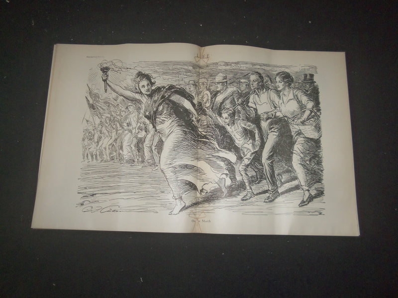1918 MARCH 28 LIFE MAGAZINE - APRIL FOOL - L 766Y