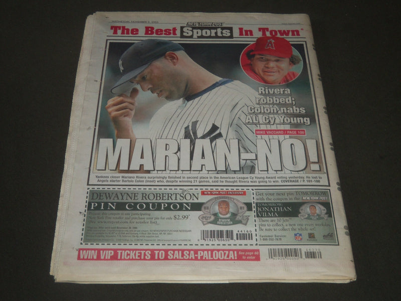 2005 NOVEMBER 9 NEW YORK POST NEWSPAPER - KING MIKE ELECTION SPECIAL - NP 2599