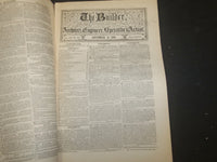 1861 SEPTEMBER THE BUILDER ARCHITECT MAGAZINE - 4 ISSUES ILLUSTRATIONS - ST 416N