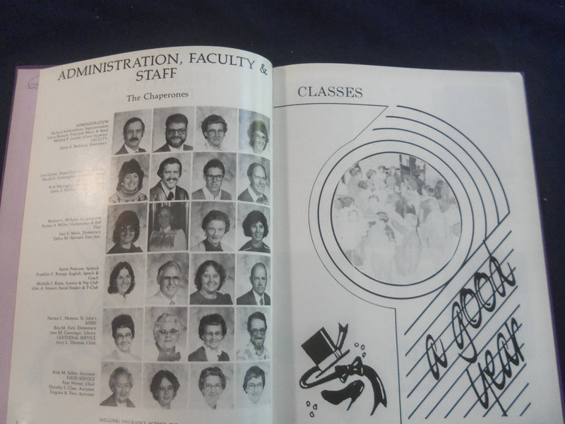 1987 PIRATEER PETERSBURG HIGH SCHOOL YEARBOOK - PETERSBURG, NEBRASKA - YB 2837