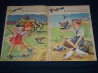 1945 FARM FRIENDS STORY BOOK - SOFTCOVER - NICE ILLUSTRATIONS - J 9268