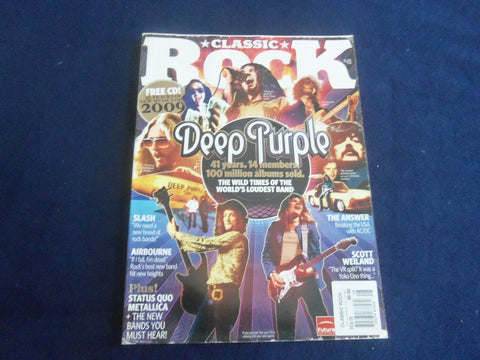 2009 FEBRUARY CLASSIC ROCK MAGAZINE - DEEP PURPLE - UNITED KINGDOM - SP 6480C