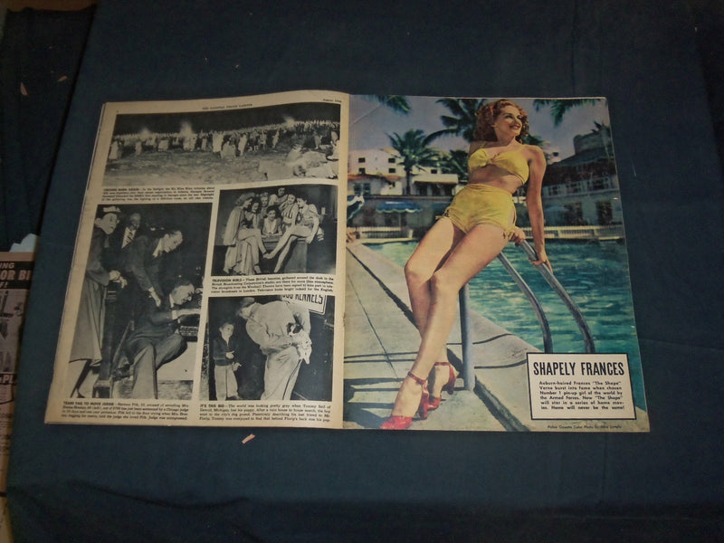 1946 AUGUST THE NATIONAL POLICE GAZETTE MAGAZINE - SANDRA WILSON - B 5925