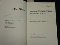 1972 THE WORLD AROUND DANILO DOLCI BOOK INSCRIBED BY JERRE MANGIONE - D 463