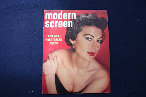 1953 JANUARY MODERN SCREEN MAGAZINE - AVA GARDNER COVER - E 17335