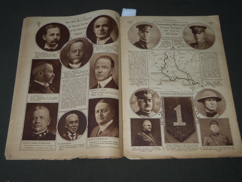 1919 SEPTEMBER 18 MID-WEEK PICTORIAL MAGAZINE SECTION - GENERAL PERSHING- J 3256