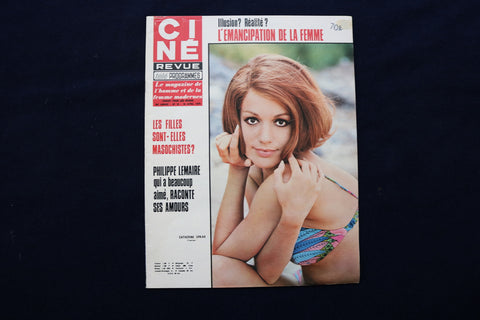 1970 APRIL 16 CINE REVUE MAGAZINE - CATHERINE SPAAK COVER - E 22068