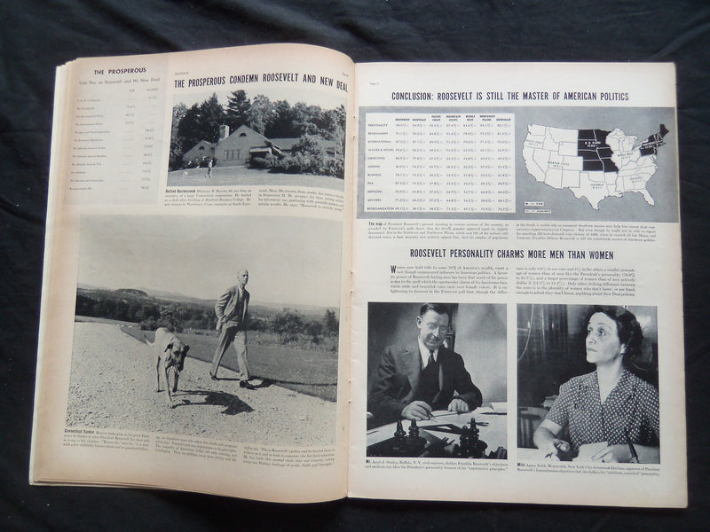 1938 JUNE 27 LIFE MAGAZINE - FRANKLIN ROOSEVELT- L 84