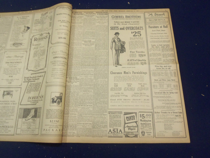 1922 FEBRUARY 23 NEW YORK TIMES - WEEKS BEGINS INQUIRY INTO ROMA CRASH - NT 9021