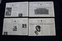 1949-1954 THE OWL NEWSPAPER - WESTMINSTER (MD) HIGH SCHOOL - LOT OF 48 - NP 8905