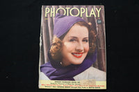 1939 APRIL PHOTOPLAY MAGAZINE - NORMA SHEARER COVER - E 25394
