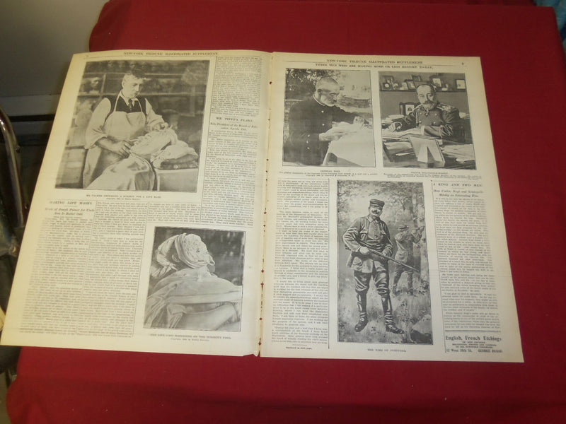 1904 DEC 4 NEW YORK TRIBUNE ILLUS. SUPP. NEWSPAPER-HENRY TIFFT, NYC BOE- NP 3681