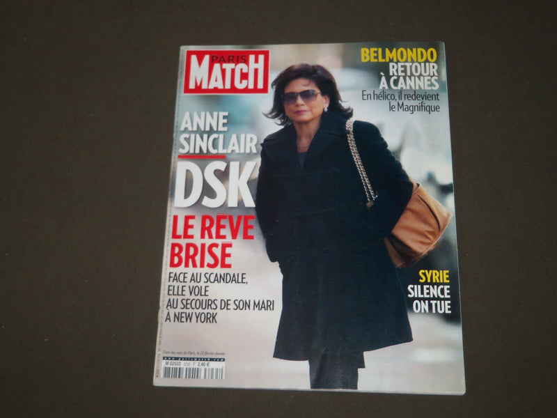 2011 MAY 19-25 PARIS MATCH (FRENCH) MAGAZINE - ANNE SINCLAIR - SP 9983