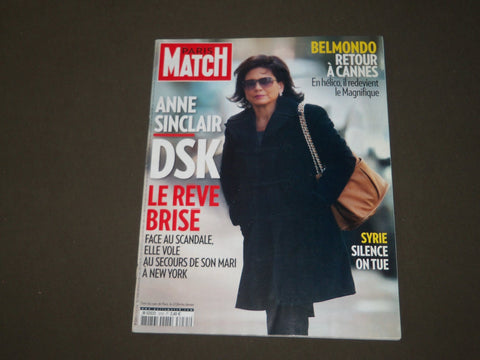 2011 MAY 19-25 PARIS MATCH (FRENCH) MAGAZINE - ANNE SINCLAIR - SP 9983