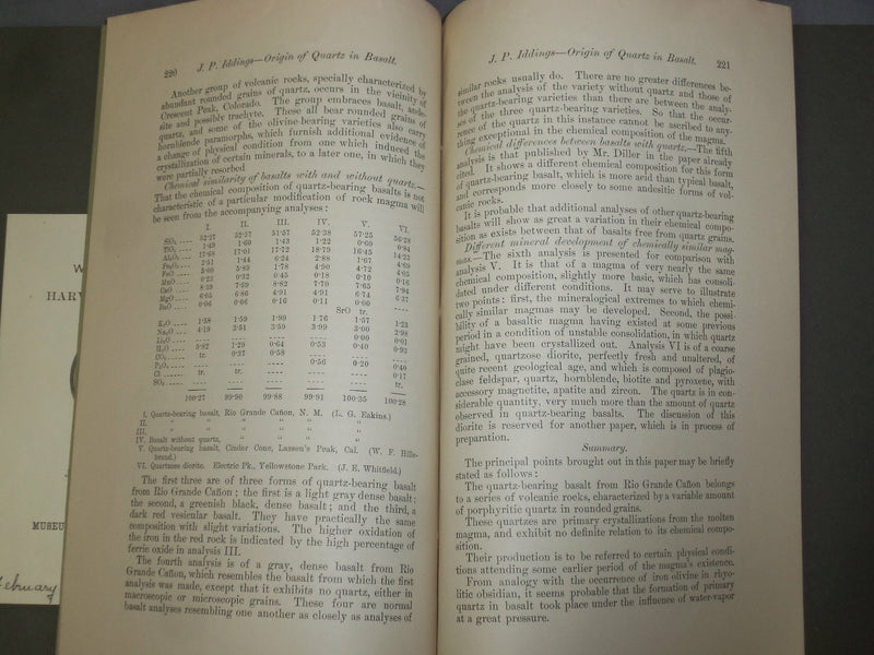 1888 ON THE ORIGIN OF PRIMAR QUARTZ IN BASALT - J 4892