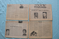 1962-1967 THE MILITANT NEWSPAPER - LOT OF 4 - K 3300