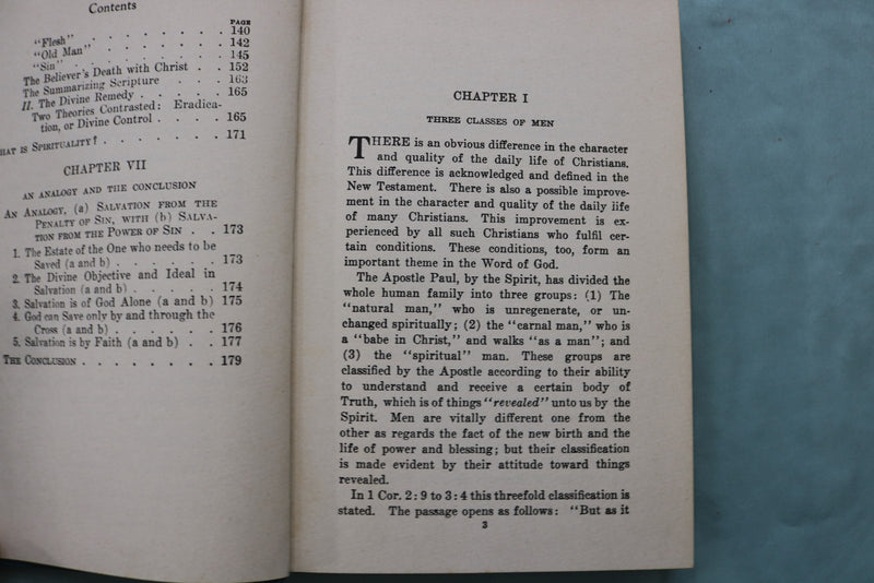 1965 HE THAT IS SPIRITUAL HARDCOVER BOOK BY LEWIS CHAFER - KD 9641