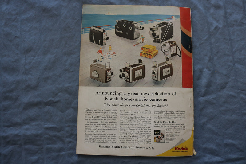 1956 MAY MODERN PHOTOGRAPHY MAGAZINE - WIN A CAREER CONTEST COVER - SP 1195M