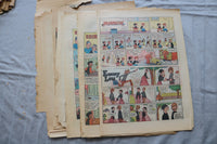 1970'S SUNDAY COLOR COMICS PAGES - HUGH LOT - 3 INCH STACK - NP 9310