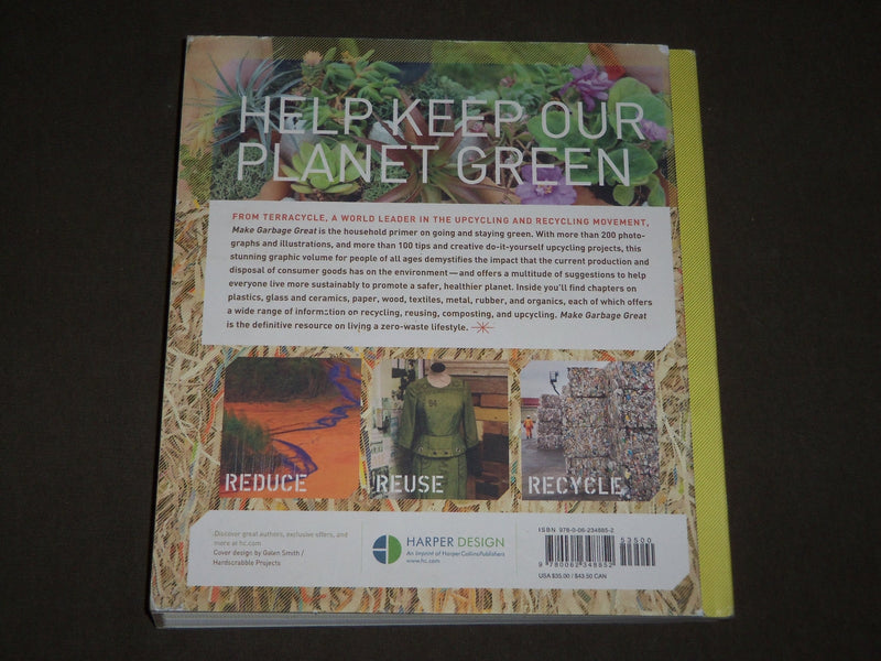 2015 MAKE GARBAGE GREAT TERRACYCLE FAMILY GUIDE BOOK BY TOM SZAKY - D 202