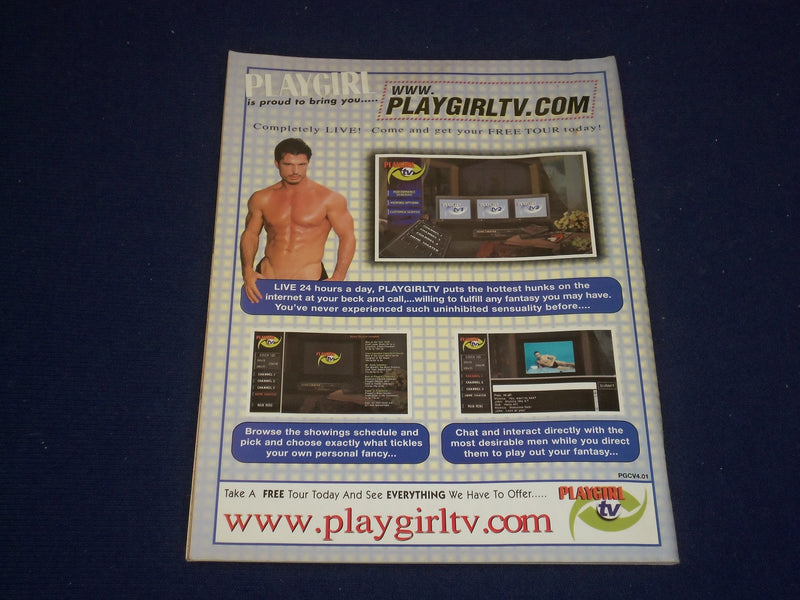 1999 AUGUST PLAYGIRL MAGAZINE - RON MOSS - SP 9377
