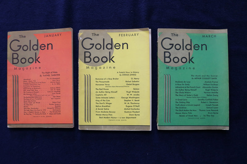 1932 THE GOLDEN BOOK MAGAZINE - COMPLETE YEAR- LOT OF 12 - O 3454
