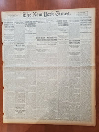 1921 FEBRUARY 16 NEW YORK TIMES - CARUSO WORSENS, OXYGEN IS GIVEN - NT 8125