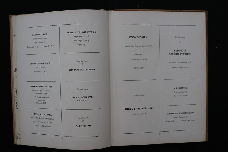 1948 THE CLARION BELVIDERE HIGH SCHOOL YEARBOOK - BELVIDERE, NEW JERSEY- YB 3435