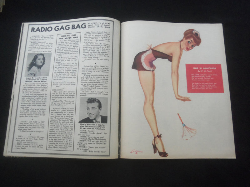 1948 APRIL LAFF MAGAZINE - ADELE MARA COVER - J 7772