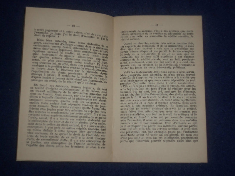 1945 LA METHODE SOCIALISTE - LEON BLUM - FRENCH TEXT - J 6432