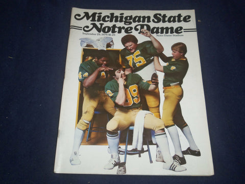 1979 SEP 29 MICHIGAN STATE VS NOTRE DAME FOOTBALL PROGRAM - ST 1951E