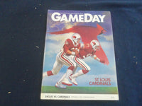 1983 SEP 25 GAMEDAY MAGAZINE- PHILADELPHIA EAGLES VS ST. LOUIS CARDINALS- F 250C