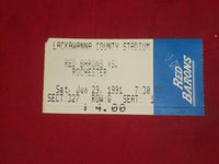 1991 JUNE 29 SCRANTON/WILKES-BARRE RED BARONS PROGRAM - J 4255