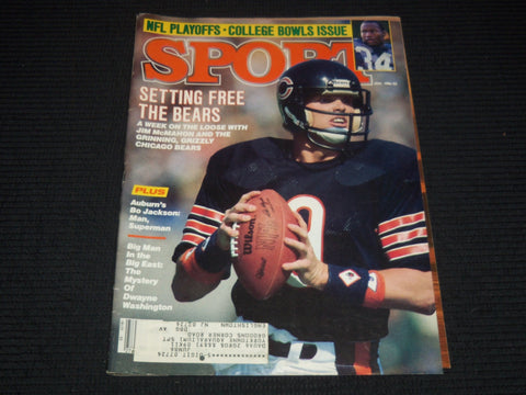 1986 JANUARY SPORT MAGAZINE - JIM MCMAHON COVER - E 12650