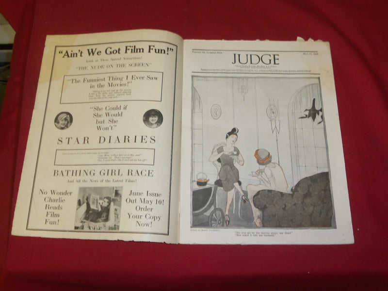 1922 MAY 13 JUDGE MAGAZINE - TWINKLE, TWINKLE, LITTLE STAR - B 6109