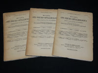 1938-1940 RIVISTA OTO NEURO OFTALMOLOGICA MAGAZINE LOT OF 3 - WR 572C
