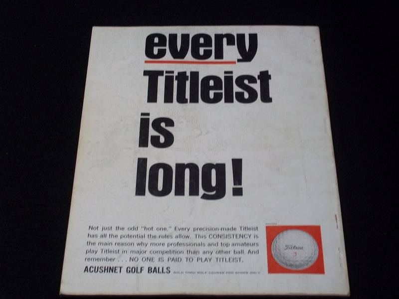 1964 SEPTEMBER GOLF DIGEST MAGAZINE - INTERNATIONAL ISSUE FRONT COVER - E 354