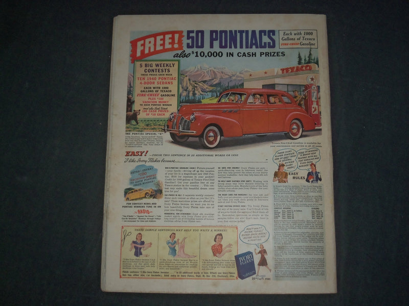 1940 MAY 18 THE SATURDAY EVENING POST MAGAZINE -NORMAN ROCKWELL COVER - SP 2474V