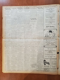 1921 FEBRUARY 12 NEW YORK TIMES NEWSPAPER - ALL AGENCIES FIGHT TYPHUS - NT 8121
