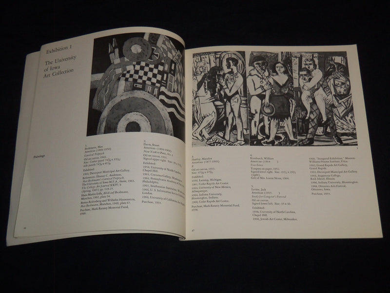 1969 FINE ARTS FESTIVAL EXHIBITIONS CATALOG - MUSEUM OF ART - J 8167