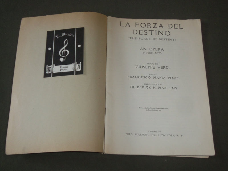 1920'S-1960'S OPERA LIBRETTO CATALOGUE LOT OF 13 ISSUES - MUSIC - O 2363