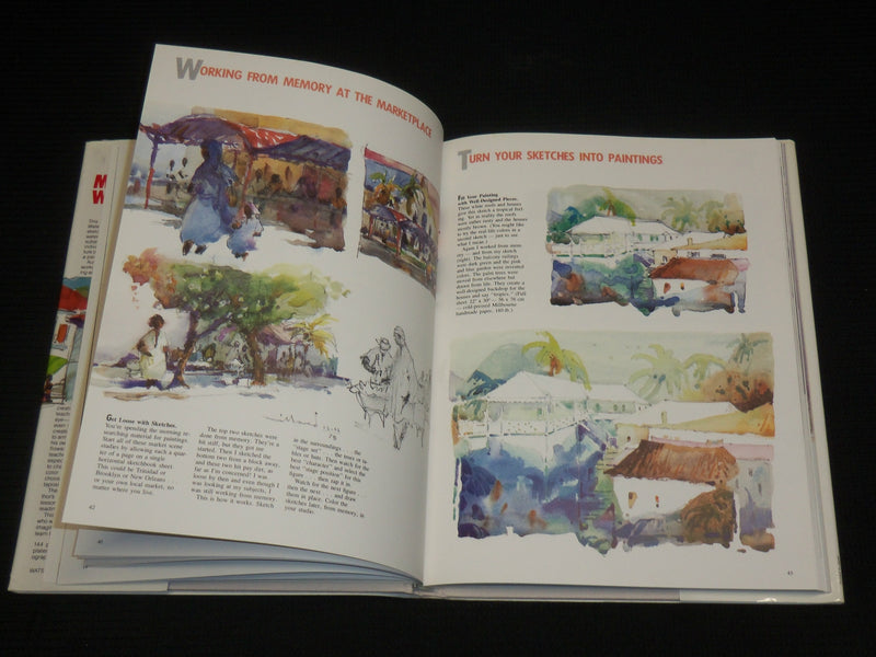 1984 MORE JOY OF WATERCOLOR HARDCOVER BOOK BY DAVID LYLE MILLARD - R 727Q