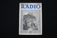 1927 FEBRUARY RADIO MAGAZINE - GREAT FRONT COVER - E 11160