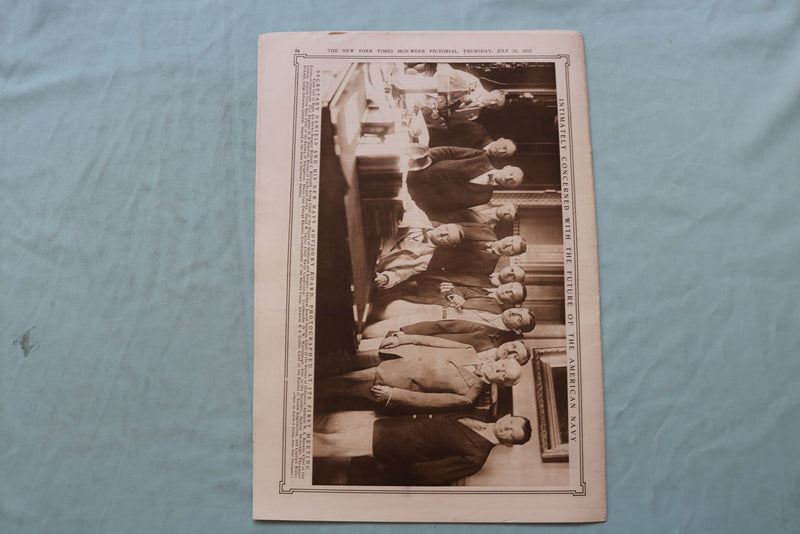 1915 JULY 15 NEW YORK TIMES MID-WEEK PICTORIAL -GIRL AT RESTORED ALSACE- NP 9145