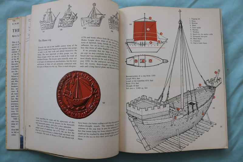 1961 THE SHIP HARDCOVER BOOK BY BJORN LANDSTROM - KD 9653