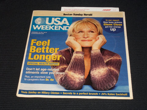 2010 JANUARY 22 BOSTON SUNDAY HERALD USA MAGAZINE - GLENN CLOSE - E 5274