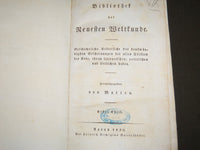 1830 BIBLIOTEK DER NEUESTEN WELTKUNDE BY MALTEN GERMAN VOLUME - KD 3678