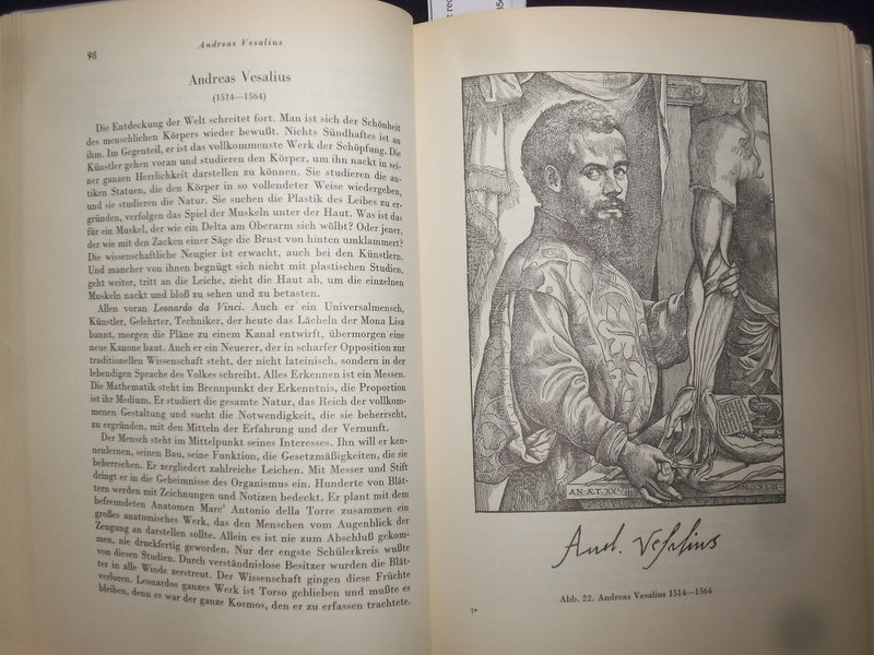 1959 GROBE ARZTE HARDCOVER BOOK BY DR. HENRY E. SIGERIST - GERMAN TEXT - KD 9003