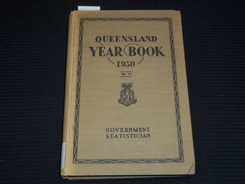 1950-1959 QUEENSLAND YEAR BOOK LOT OF 10 - GOV. STATISTICIAN BRISBANE - KD 1C