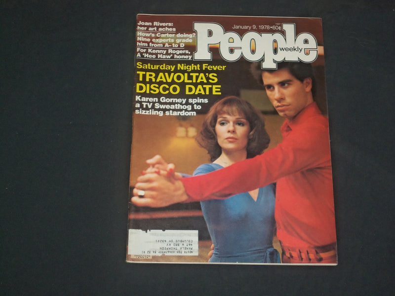 1978 JANUARY 9 PEOPLE MAGAZINE - JOHN TRAVOLTA & KAREN GORNEY - B 4837